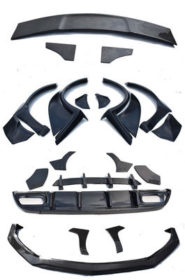 For Mercedes AMG A45 Carbon Fiber Body Kit  A45 Upgraded Top Style Front Shovel Diffuser Spoiler Wide-body Kit