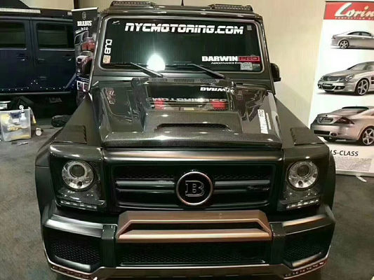 For Benz G Class W463 W464 Carbon Fiber Hood  G500G55G63G350 IMP Transparent Style Machine Cover