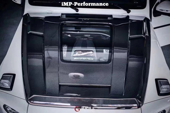 For Benz G Class W463 W464 Carbon Fiber Hood  G500G55G63G350 IMP Transparent Style Machine Cover