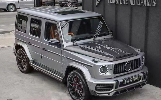 For Benz G-class W464 W463 G500 G550 G63 G350 Carbon Fiber Machine Cover  W464 W463 Upgrade Topcar Style Cover