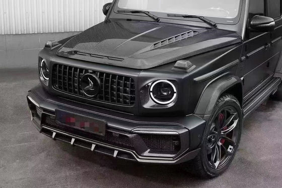 For Benz G-class W464 W463 G500 G550 G63 G350 Carbon Fiber Machine Cover  W464 W463 Upgrade Topcar Style Cover