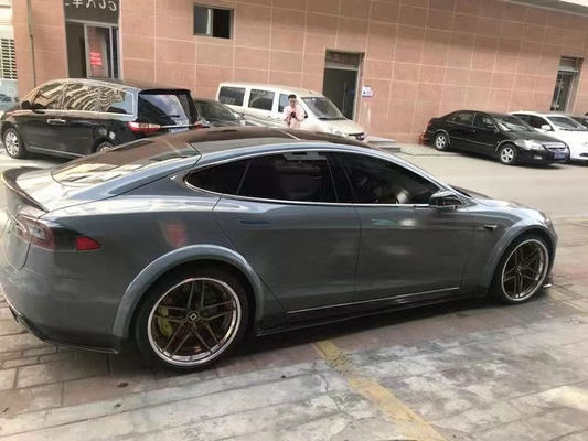 Selling  Model S  Carbon Fiber Body Kit for Model S Wide Bodyki Carbon Fiber Front Shovel Rear Diffuser Spoiler