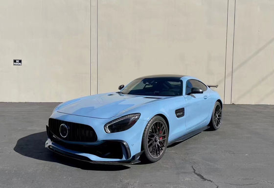 For Mercedes AMG GT Body Kit  AMG GT Upgraded PD-style Front Bumper Diffuser Spoiler Body Kit