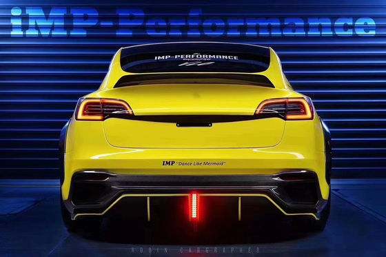 New Product  Model 3 Wide Bodyki  for the Tesla MODEL 3 Body Kit Upgrade IMP Style Front and Rear Bumper Spoilers