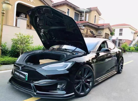 For tesla Model S Body Kit  MODEL S Upgraded PD-style Front and Rear Bumper Spoiler Body Kits