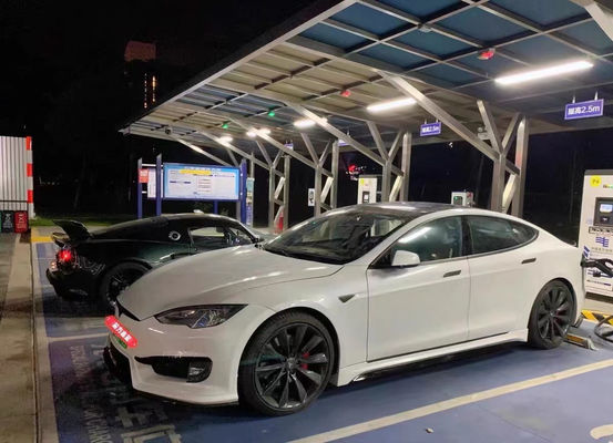 For tesla Model S Body Kit  MODEL S Upgraded PD-style Front and Rear Bumper Spoiler Body Kits