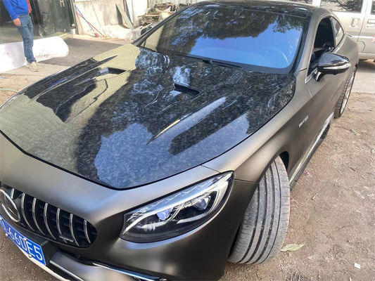 For Benz W217 S-class Coupe Carbon Fiber Cover Cursory W217 Upgraded MSY Style Machine Cover
