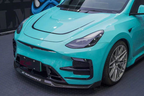 Auto Parts for Tesla MODEL Y Body Kit MODEL Y Upgraded SD-style Front and Rear Bumper Spoiler Carbon Fiber Body Kit