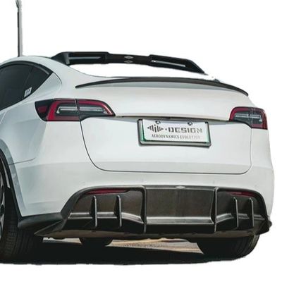 Auto Parts for Tesla MODEL Y Carbon Fiber Body Kit MODEL Y Upgraded MIW-style Carbon Fiber Front Shovel Diffuser Spoilerbody Kit