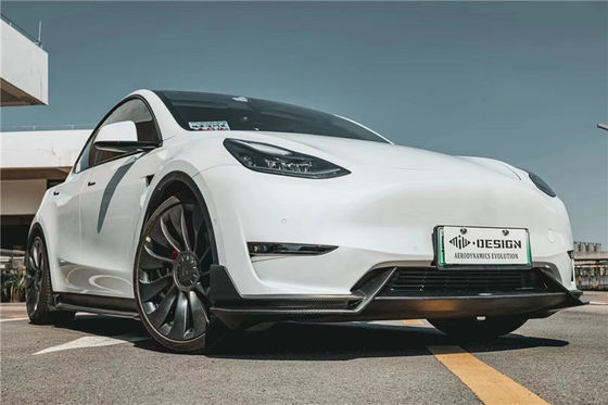 Auto Parts for Tesla MODEL Y Carbon Fiber Body Kit MODEL Y Upgraded MIW-style Carbon Fiber Front Shovel Diffuser Spoilerbody Kit