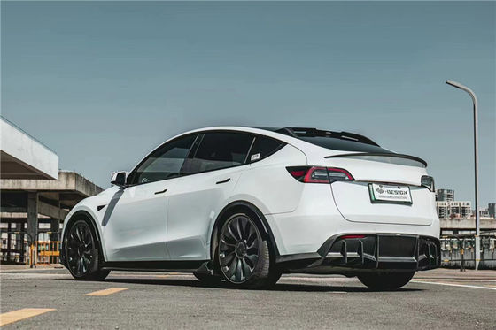 Auto Parts for Tesla MODEL Y Carbon Fiber Body Kit MODEL Y Upgraded MIW-style Carbon Fiber Front Shovel Diffuser Spoilerbody Kit