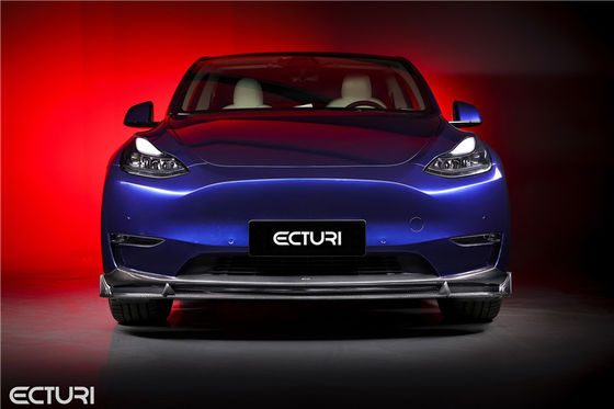 Auto Parts Carbon Fiber Body Kit for Tesla MODEL Y MODEL Y Upgraded Ecturi Style Front Shovel Diffuser Spoiler Body Kit