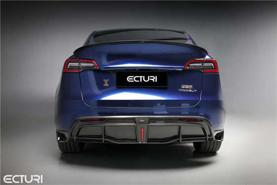 Auto Parts Carbon Fiber Body Kit for Tesla MODEL Y MODEL Y Upgraded Ecturi Style Front Shovel Diffuser Spoiler Body Kit