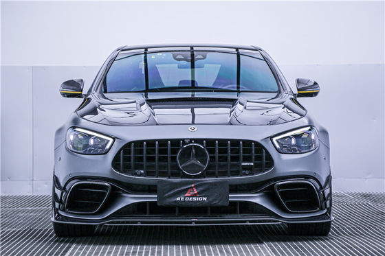 Auto Parts  Carbon Fiber Body Kit for Mercedes E63S E63s Carbon Fiber Front Scoop Diffuser Spoiler Carbon Fiber Hood