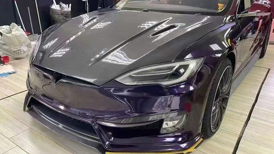 Model S Tesla Body Kit 2017 - 2019 Rear Bumper Spoiler Hood Engine
