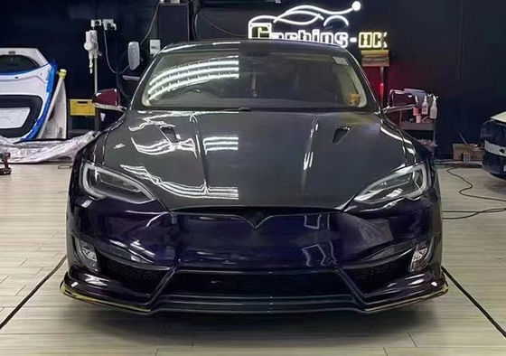 Model S Tesla Body Kit 2017 - 2019 Rear Bumper Spoiler Hood Engine