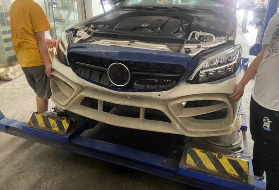Auto Parts for Mercedes W205 C180 C260 C300 Body Kit W205 C180 C260 C300 Upgraded IMP Style Front Bumper Body Kit
