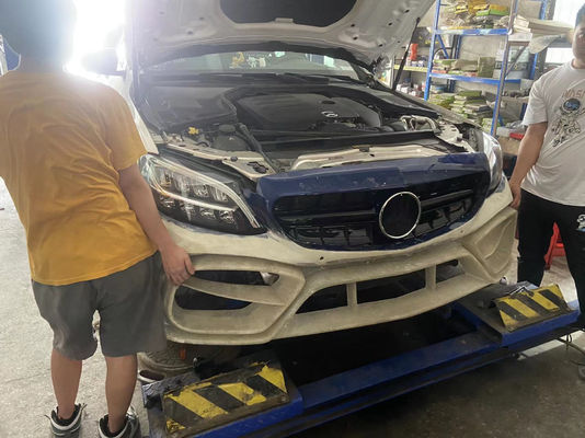 Auto Parts for Mercedes W205 C180 C260 C300 Body Kit W205 C180 C260 C300 Upgraded IMP Style Front Bumper Body Kit