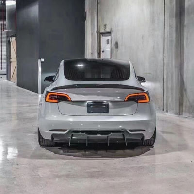 2017 - 2019 MODEL 3 Body Kit Tesla Front Shovel Rear Diffuser Spoiler 180mm