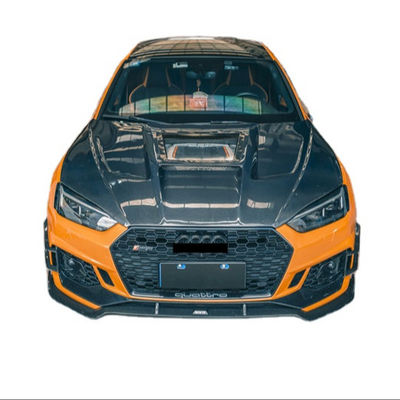 Auto Parts for Audi A5 S5 RS5 Carbon Fiber Hood A5 S5 RS5 Upgraded Transparent Style Hood Engine Hatch