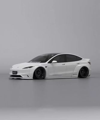 2020- Tesla Body Kit Resin Fiber LB Style Tesla Model 3 Spoiler Front Lip Diffuser
