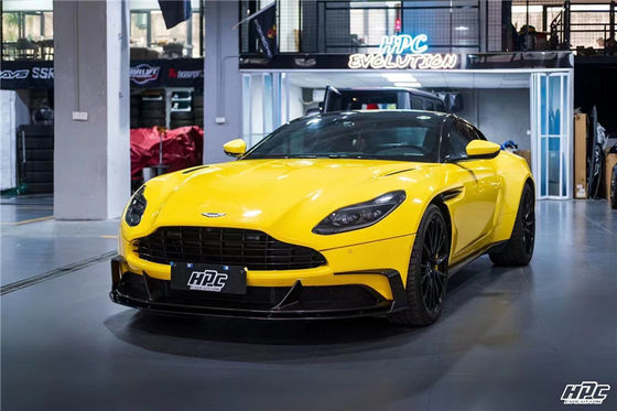 For Aston Martin DB11 Carbon Fibre Body Kit DB11 Upgraded PK Style Carbon Fiber Front Lip Diffuser Spoiler Hood