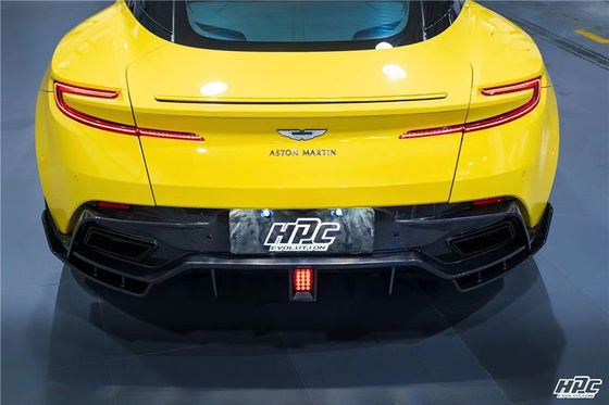 For Aston Martin DB11 Carbon Fibre Body Kit DB11 Upgraded PK Style Carbon Fiber Front Lip Diffuser Spoiler Hood