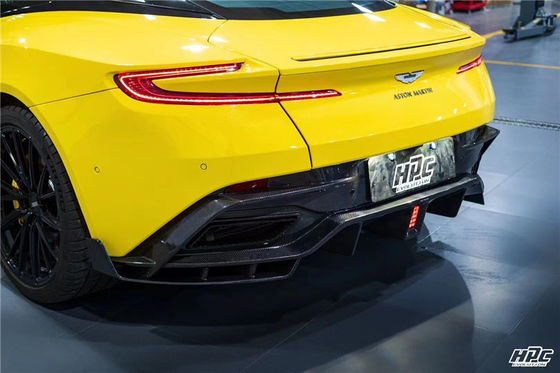 For Aston Martin DB11 Carbon Fibre Body Kit DB11 Upgraded PK Style Carbon Fiber Front Lip Diffuser Spoiler Hood