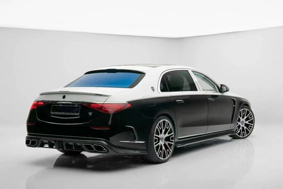 For Mercedes S-Class W223 Maybach Carbon Fiber Body Kit W223 Maybach Upgraded MSY Style Front Shovel Diffuser Spoiler