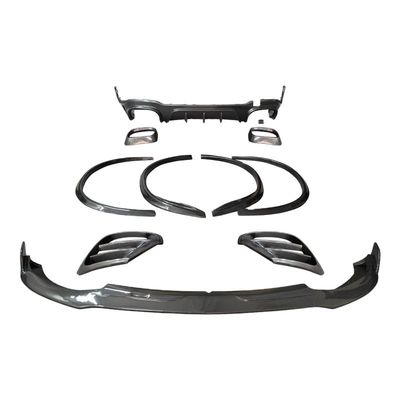 For Mercedes-Benz GLC63 Carbon Fiber Body Kit GLC63 Upgraded Bs Style Carbon Fiber Front Lip Diffuser Spoiler Body Kit