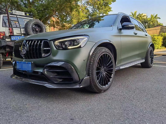For Mercedes-Benz GLC63 Carbon Fiber Body Kit GLC63 Upgraded Bs Style Carbon Fiber Front Lip Diffuser Spoiler Body Kit