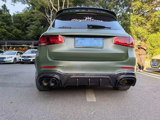For Mercedes-Benz GLC63 Carbon Fiber Body Kit GLC63 Upgraded Bs Style Carbon Fiber Front Lip Diffuser Spoiler Body Kit