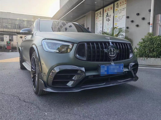 For Mercedes-Benz GLC63 Carbon Fiber Body Kit GLC63 Upgraded Bs Style Carbon Fiber Front Lip Diffuser Spoiler Body Kit