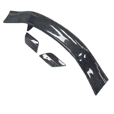 Bright Black Aston Martin Body Kit DBX MSY Style Carbon Fiber Spoiler Wing