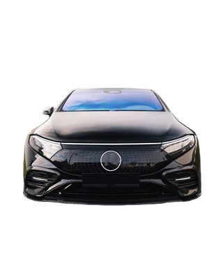 For Mercedes EQS Carbon Fiber Body Kit EQS Upgrade BS Style Carbon Fiber Front Lip Diffuser Spoiler Body Kit
