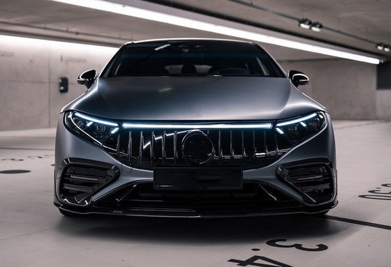 For Mercedes EQS Carbon Fiber Body Kit EQS Upgrade BS Style Carbon Fiber Front Lip Diffuser Spoiler Body Kit