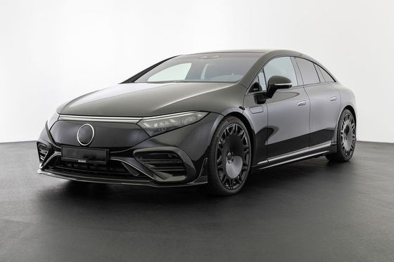 For Mercedes EQS Carbon Fiber Body Kit EQS Upgrade BS Style Carbon Fiber Front Lip Diffuser Spoiler Body Kit