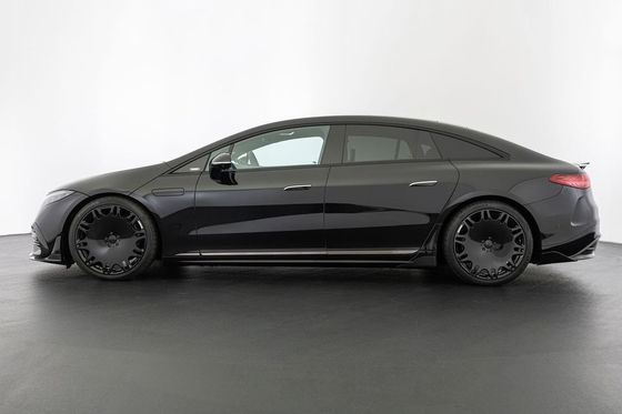 For Mercedes EQS Carbon Fiber Body Kit EQS Upgrade BS Style Carbon Fiber Front Lip Diffuser Spoiler Body Kit