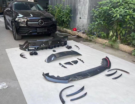 For Mercedes-Benz GLE Coupe Carbon Fiber Body Kit GLE Coupe MSY Style Carbon Fiber Front Lip Diffuser Spoiler Kit