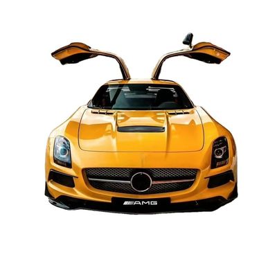 For Mercedes SLS R197 Carbon Fiber Body Kit SLS Upgrades Black Series Style Front and Rear Bumper Spoiler Hood