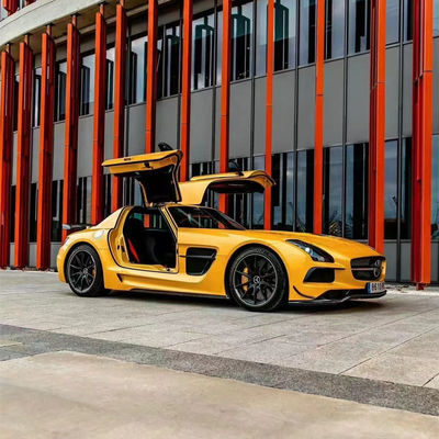 For Mercedes SLS R197 Carbon Fiber Body Kit SLS Upgrades Black Series Style Front and Rear Bumper Spoiler Hood