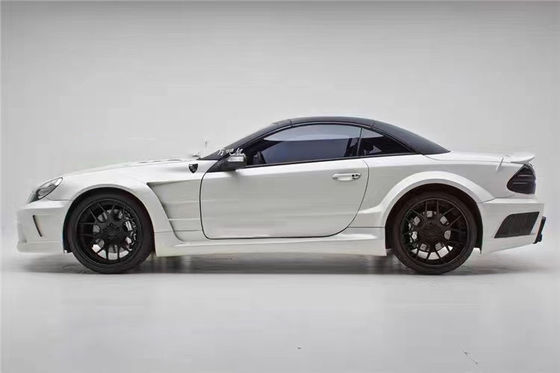 For Mercedes SL R230 Widebody Kit SL R230 Upgraded Misha Style Front and Rear Bumper Spoiler Widebody Kit