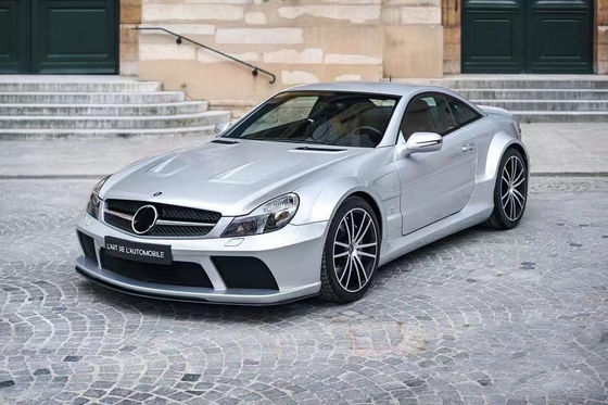 For Mercedes SL R230 Widebody Kit SL R230 Upgraded BS Style Front and Rear Bumper Spoiler Widebody Kit