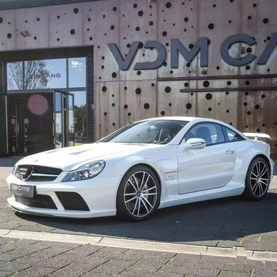 For Mercedes SL R230 Widebody Kit SL R230 Upgraded BS Style Front and Rear Bumper Spoiler Widebody Kit