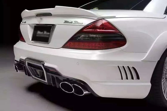 For Mercedes SL R230 Widebody Kit SL R230 Upgraded WD Style Front and Rear Bumper Spoiler Widebody Kit