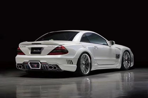 For Mercedes SL R230 Widebody Kit SL R230 Upgraded WD Style Front and Rear Bumper Spoiler Widebody Kit