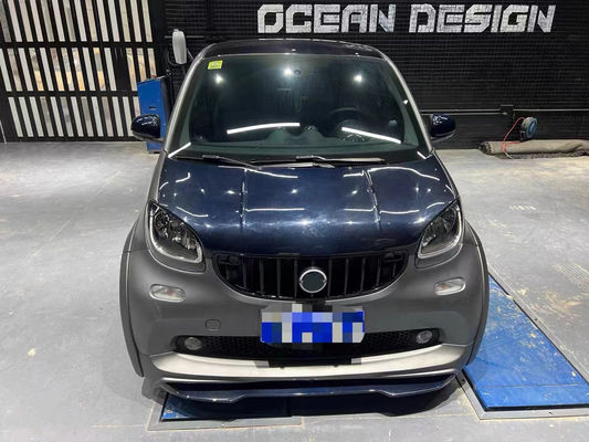For Mercedes SMART Carbon Fiber Body Kit SMART Upgrades MSY-style Carbon Fiber Front Lip Diffuser Spoiler Widebody Kit
