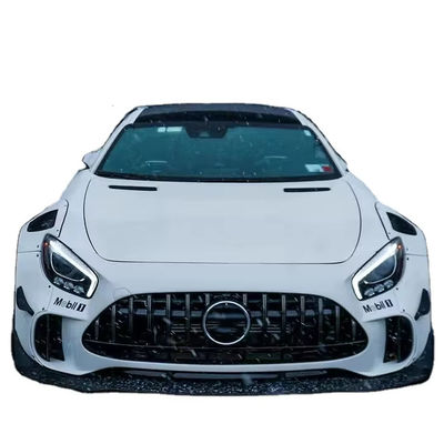 For Mercedes AMG GT Carbon Fiber Widebody Kit AMG GT Upgraded CBE Style Front Lip Diffuser Spoiler Widebody Kit