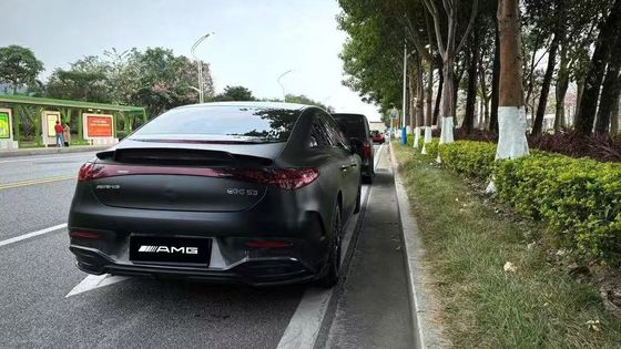 For Mercedes EQE Carbon Fiber Body Kit EQE Upgrade BS Style Carbon Fiber Front Lip Diffuser Spoiler Body Kit