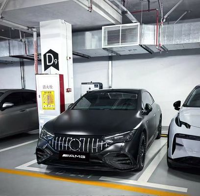 For Mercedes EQE Carbon Fiber Body Kit EQE Upgrade BS Style Carbon Fiber Front Lip Diffuser Spoiler Body Kit